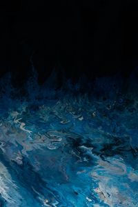 Preview wallpaper stains, ripples, abstraction, blue, dark