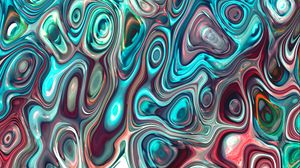 Preview wallpaper stains, ripples, colorful, wavy, abstraction