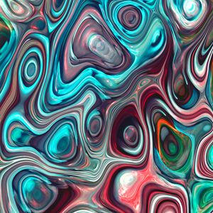 Preview wallpaper stains, ripples, colorful, wavy, abstraction