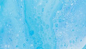 Preview wallpaper stains, spots, bubbles, texture, liquid, blue