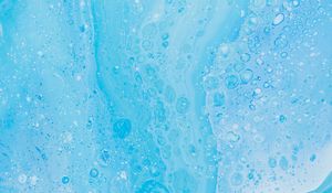 Preview wallpaper stains, spots, bubbles, texture, liquid, blue