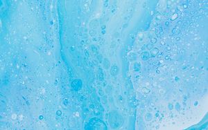 Preview wallpaper stains, spots, bubbles, texture, liquid, blue
