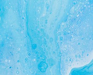Preview wallpaper stains, spots, bubbles, texture, liquid, blue