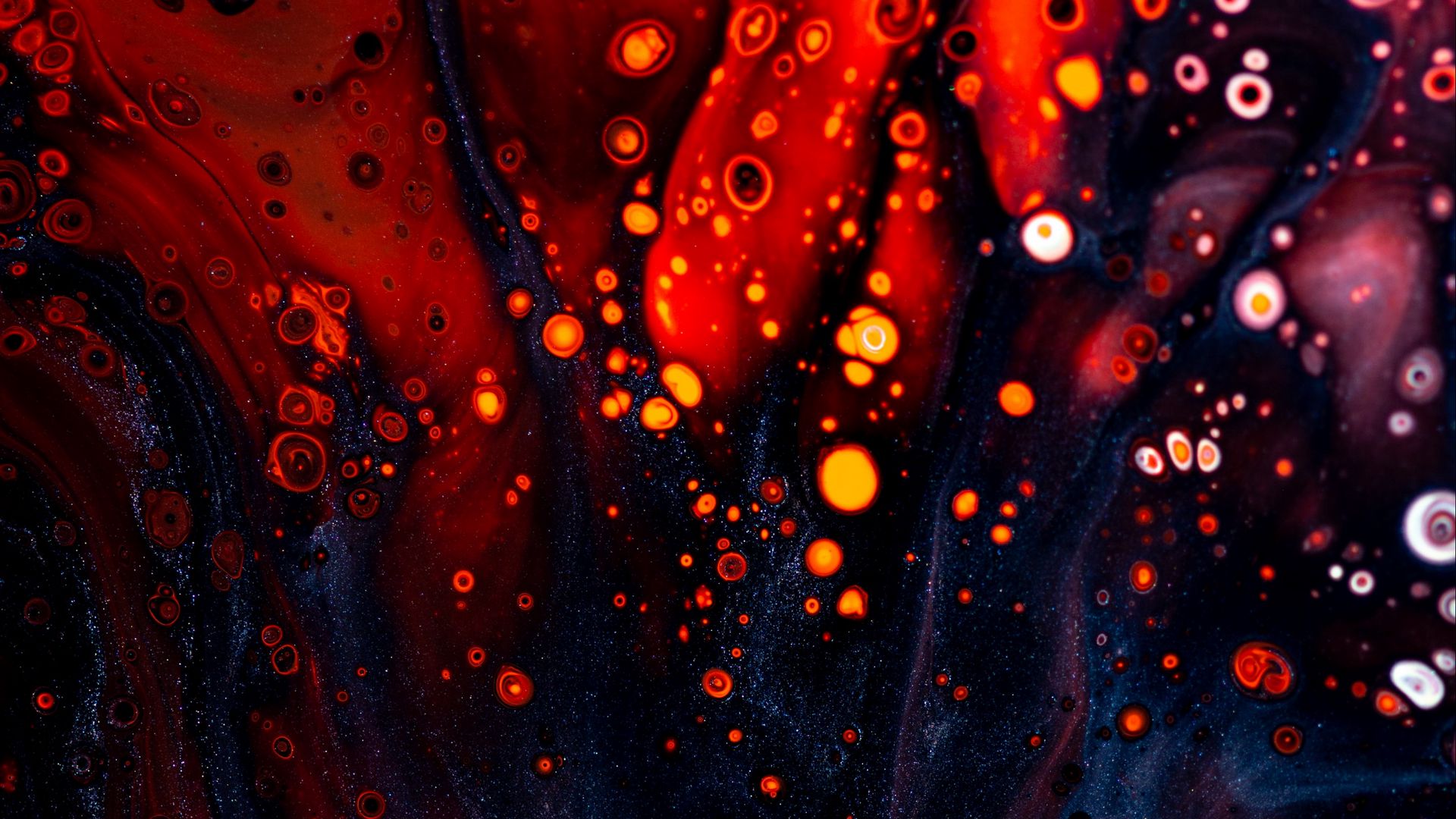 Download wallpaper 1920x1080 stains, spots, bubbles, paint, abstraction ...