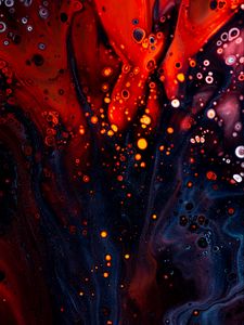 Preview wallpaper stains, spots, bubbles, paint, abstraction, colorful