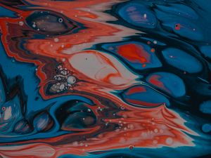Preview wallpaper stains, spots, colorful, texture, liquid