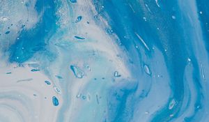 Preview wallpaper stains, spots, liquid, abstraction, blue
