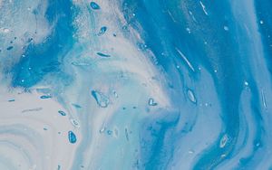 Preview wallpaper stains, spots, liquid, abstraction, blue