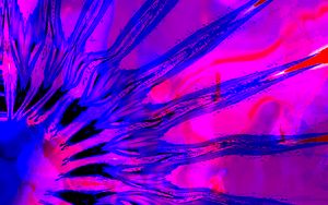 Preview wallpaper stains, stripes, abstraction, purple, blue, bright