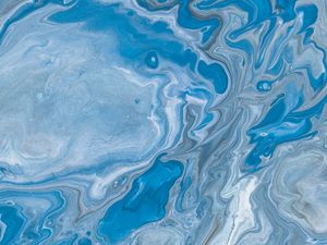 Preview wallpaper stains, texture, liquid, blue, abstraction