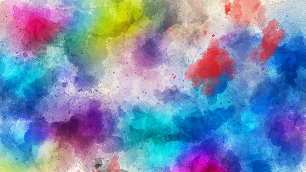 Wallpaper stains, watercolor, paint, abstraction