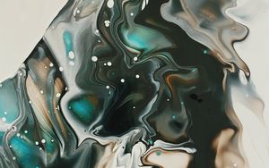 Preview wallpaper stains, waves, paint, liquid, abstraction, colorful