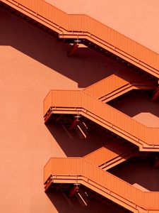 Preview wallpaper staircase, architecture, construction, symmetry, minimalism