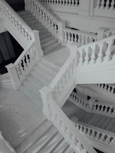 Preview wallpaper staircase, architecture, white, marble