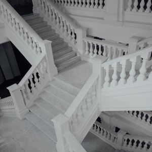 Preview wallpaper staircase, architecture, white, marble