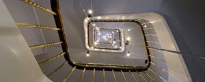 Preview wallpaper staircase, bottom view, light