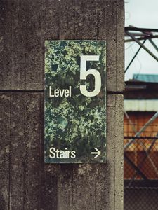 Preview wallpaper staircase, building, signpost