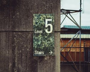 Preview wallpaper staircase, building, signpost