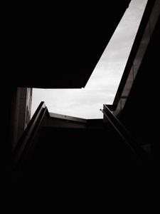 Preview wallpaper staircase, dark, design, architecture