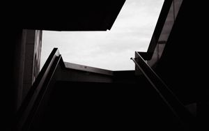 Preview wallpaper staircase, dark, design, architecture