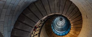 Preview wallpaper staircase, spiral, building, light