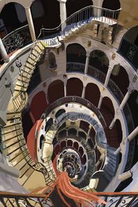 Preview wallpaper staircase, spiral, building, art