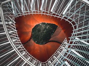 Preview wallpaper staircase, spiral, metal, construction, architecture