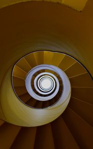 Preview wallpaper staircase, spiral, steps, architecture, construction