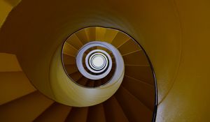 Preview wallpaper staircase, spiral, steps, architecture, construction