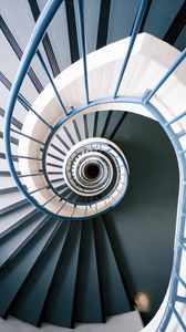 Preview wallpaper staircase, spiral, swirling, structure
