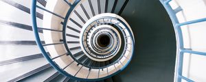 Preview wallpaper staircase, spiral, swirling, structure