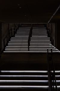 Preview wallpaper staircase, steps, backlight, dark