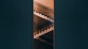 Preview wallpaper staircase, steps, facade, building