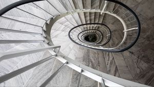 Preview wallpaper staircase, twisting, spiral, marble