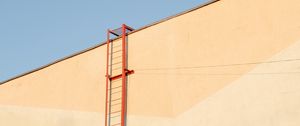 Preview wallpaper staircase, wall, minimalism