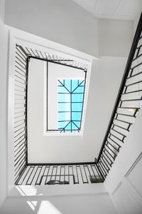 Preview wallpaper staircase, window, minimalism, white, architecture