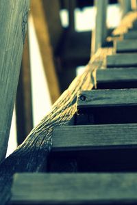 Preview wallpaper staircase, wood, sky