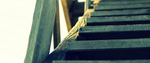 Preview wallpaper staircase, wood, sky