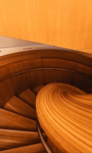 Preview wallpaper staircase, wooden, surface