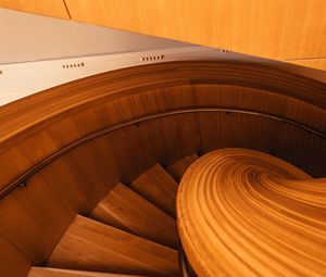 Preview wallpaper staircase, wooden, surface