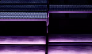 Preview wallpaper stairs, backlight, neon, purple, texture