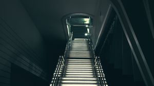 Preview wallpaper stairs, lighting, exit