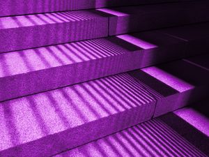 Preview wallpaper stairs, marble, shadow, purple