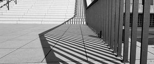 Preview wallpaper stairs, shadows, lines, edges, bw, 3d