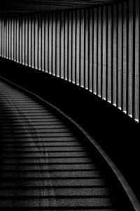 Preview wallpaper stairs, steps, bw, tunnel