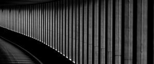 Preview wallpaper stairs, steps, bw, tunnel