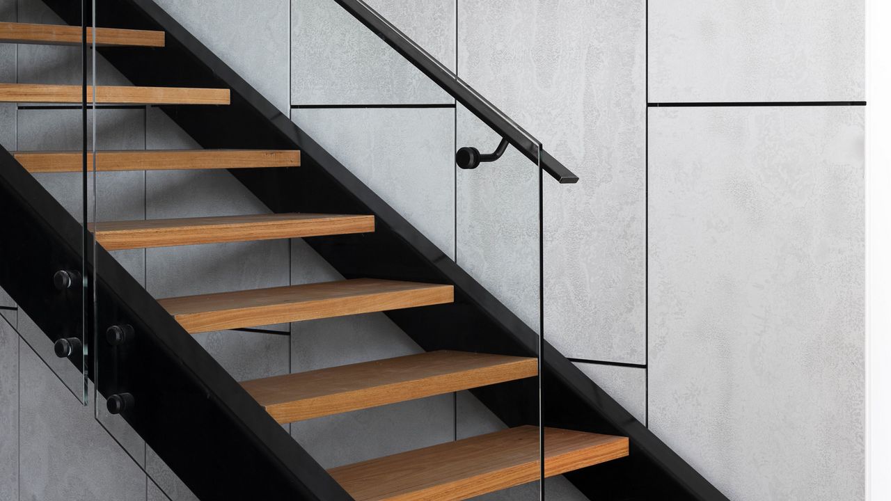 Wallpaper stairs, steps, railings, interior