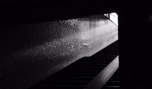 Preview wallpaper stairs, tunnel, dark