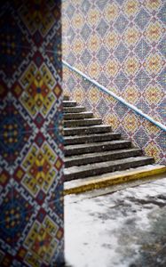 Preview wallpaper stairs, walls, patterns, architecture