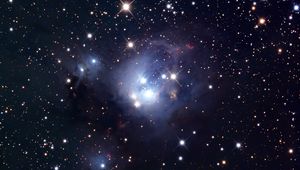 Preview wallpaper star cluster, ngc 7129, stars, space